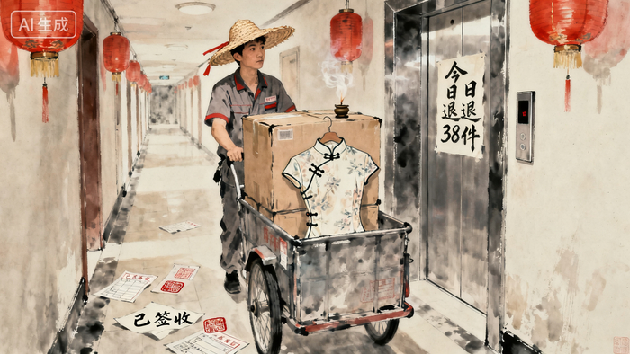 网购衣服不剪吊牌穿完就退,白嫖党爽了,商家被逼改开快递站|退货|吊牌|衣服_新浪新闻