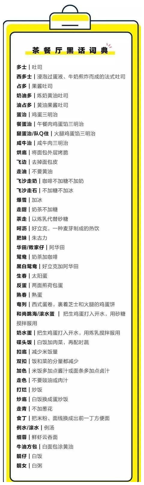 TVB黑话大揭秘，记住这些才能像“老司机”一样在港式餐厅点菜