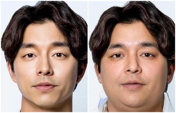 韩国男星发福对比图片