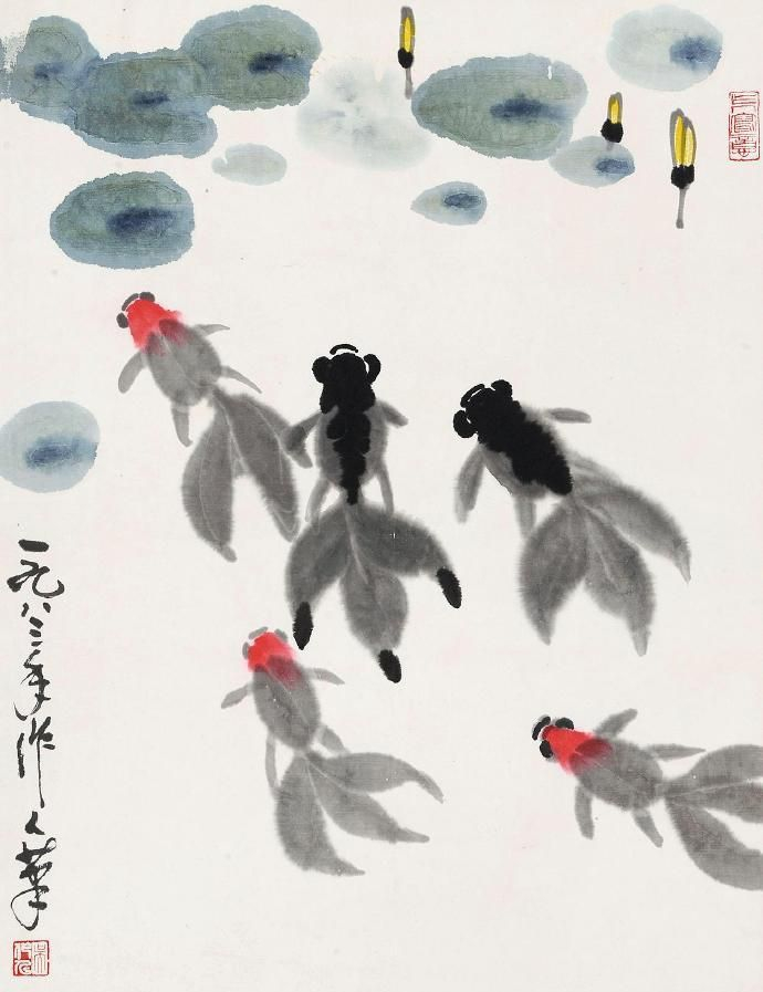 晚年以国画为主,境界开阔,别创一格的吴作人作品欣赏