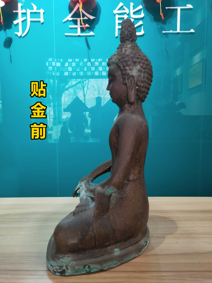 佛像贴金箔,西安地区找木石皮匠就对了!77  676767