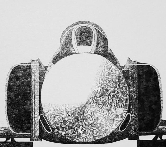 人物画 F4 油彩画 一组关于F-4战机的铅笔绘画作品，完美无瑕疵，美得让人窒息