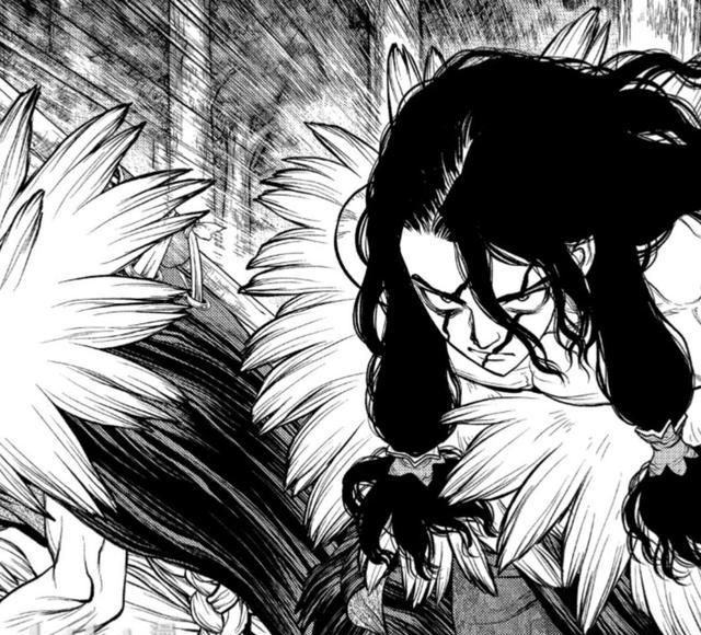 漫画版《石纪元》最猛组合混进一只萌物，狮子王司和西瓜组队