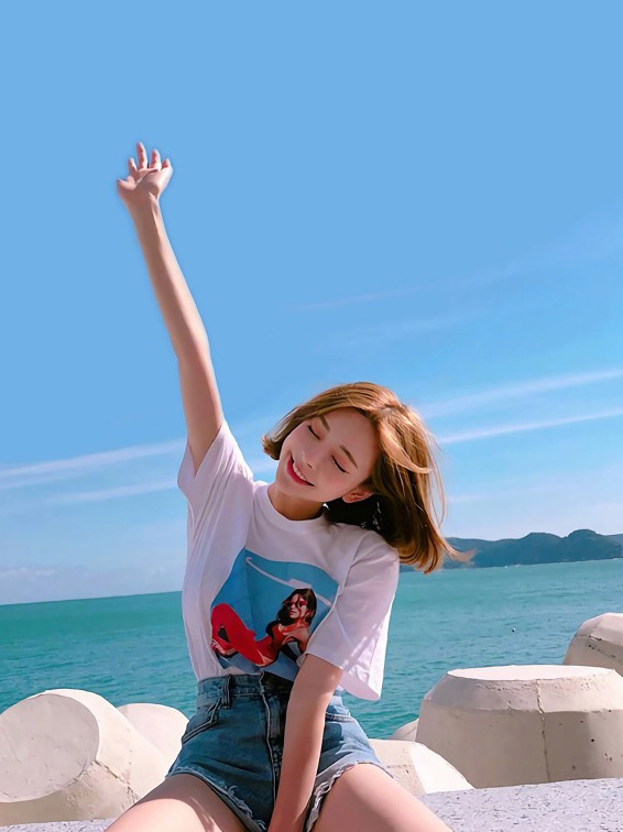韩国微笑女神姜泰莉高清写真壁纸
