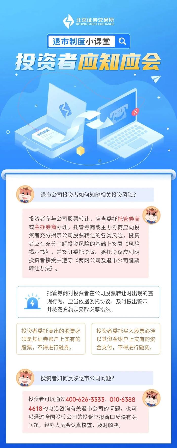 通过这些途径，可反映北交所退市公司问题