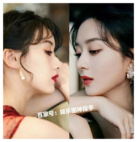 网友晒出袁冰妍vs赵丽颖多角度对比图,粉丝:太像了!