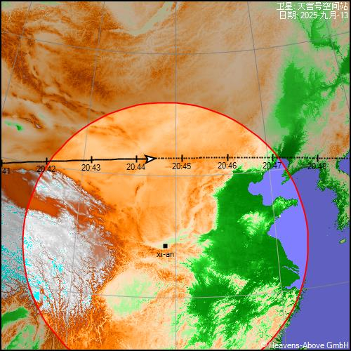 今晚20250913西安地区肉眼可赏天宫号空间站中国空间__财经头条__新浪财经