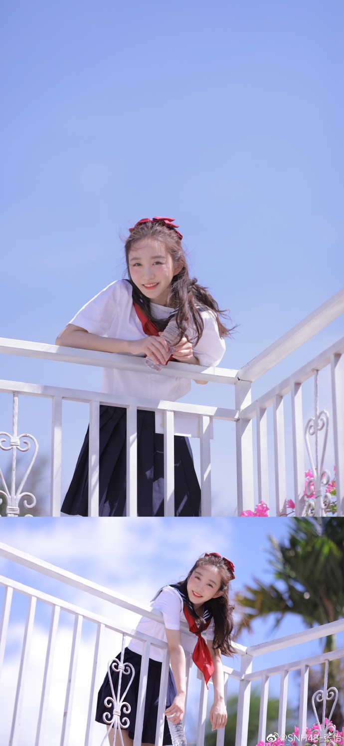 偶像美少女SNH48-张怡迷人清纯写真美照
