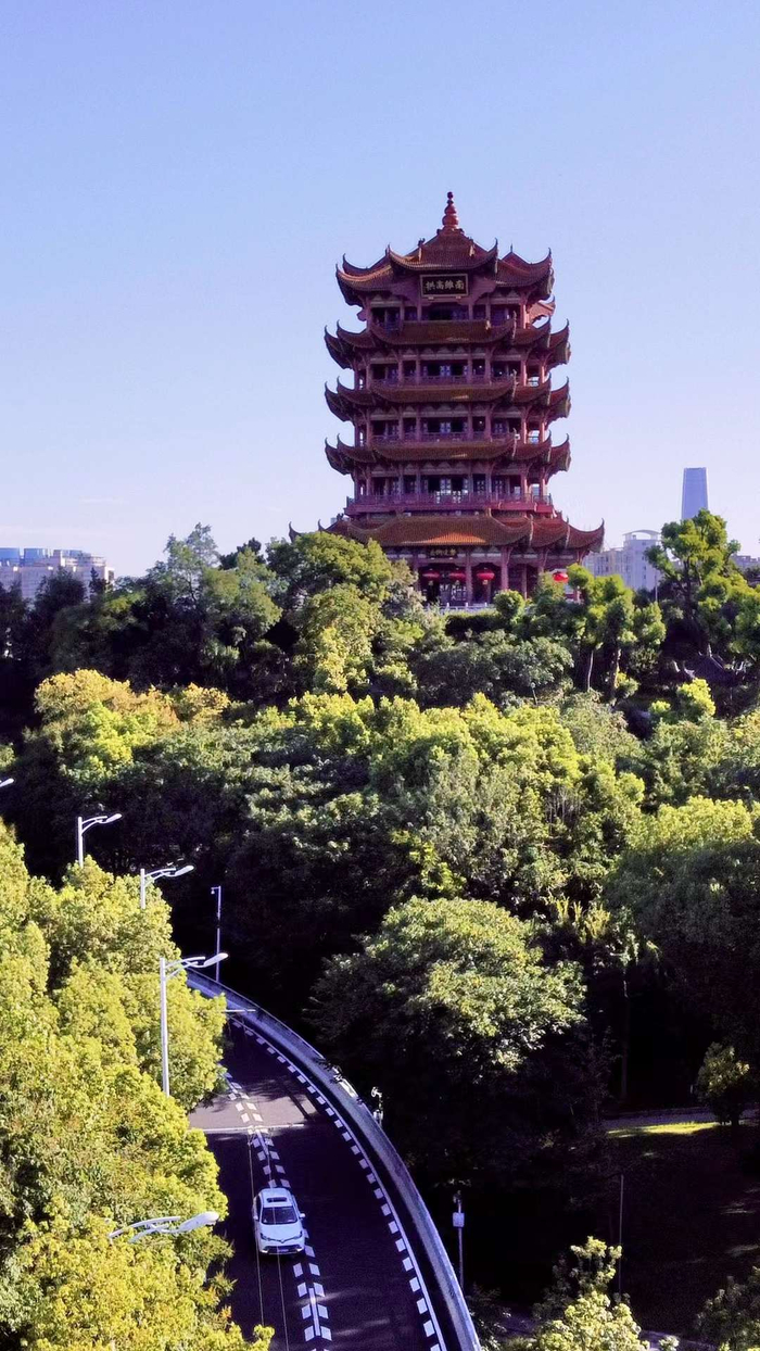 看,黄鹤楼(武汉市武昌区 黄鹤游园)