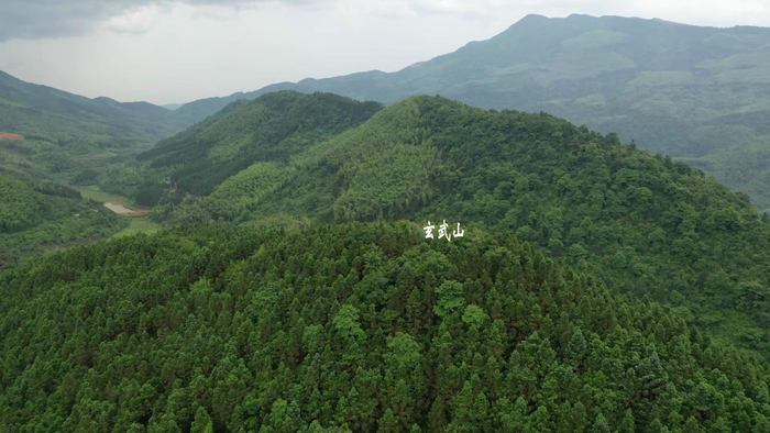 湖南回龙山上好风水,老蚌吐珠形