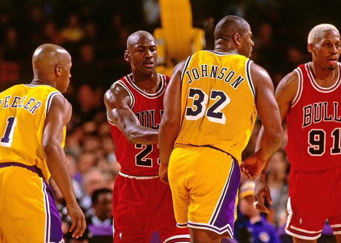 nba公认的历史最强三巨头是谁魔术师约翰逊贾巴尔和沃西