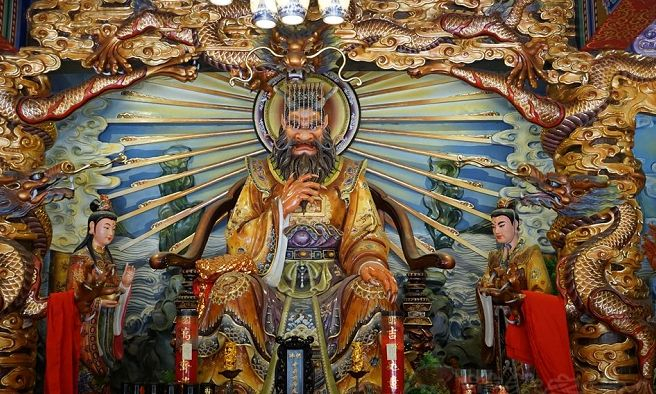司雨正神四海龙王,托塔天王和金吒木吒哪吒