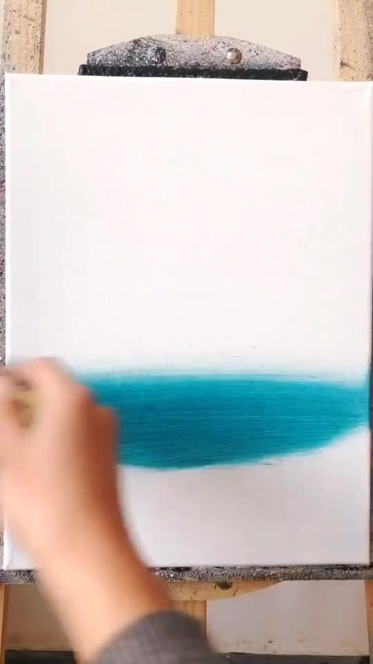 牙刷画星空