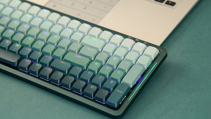 国风配矮轴,好看又好用:新贵sk01矮轴三模机械键盘评测|国风|机械键盘