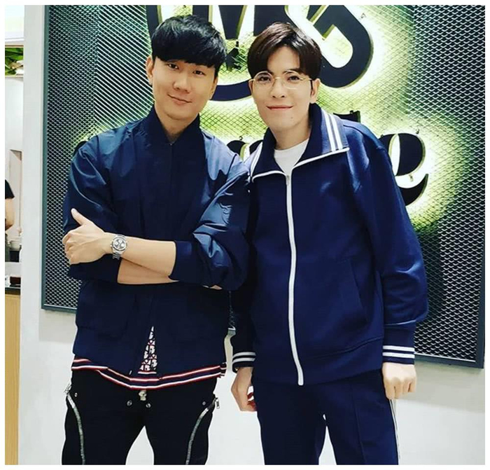 萧敬腾林俊杰在合体,老萧:只要有jj我就很安心!