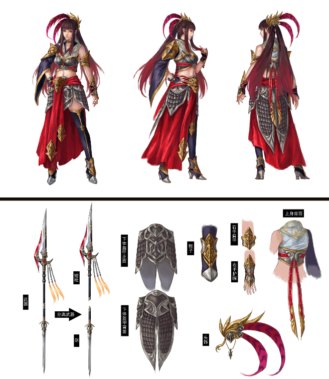 知画猫:原画服装绘画思路