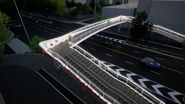 厦门正新建一座人行天桥,就在这里!