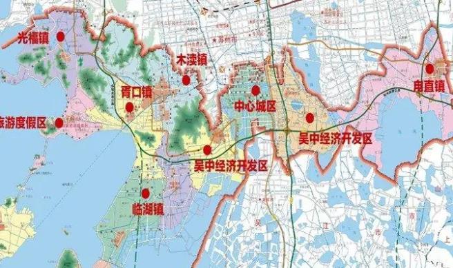 该区为原吴县的一部分，坐拥有5A级景区，如今GDP超千亿