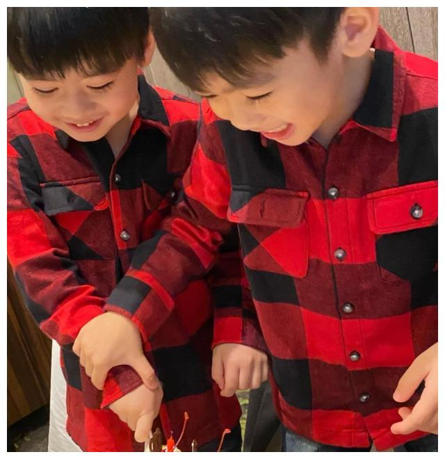 林志颖双胞胎儿子迎来五岁生日妻子发文晒幸福kimi不见踪影