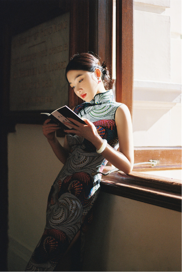 孙嘉璐旗袍大片,好一枚东方复古美人