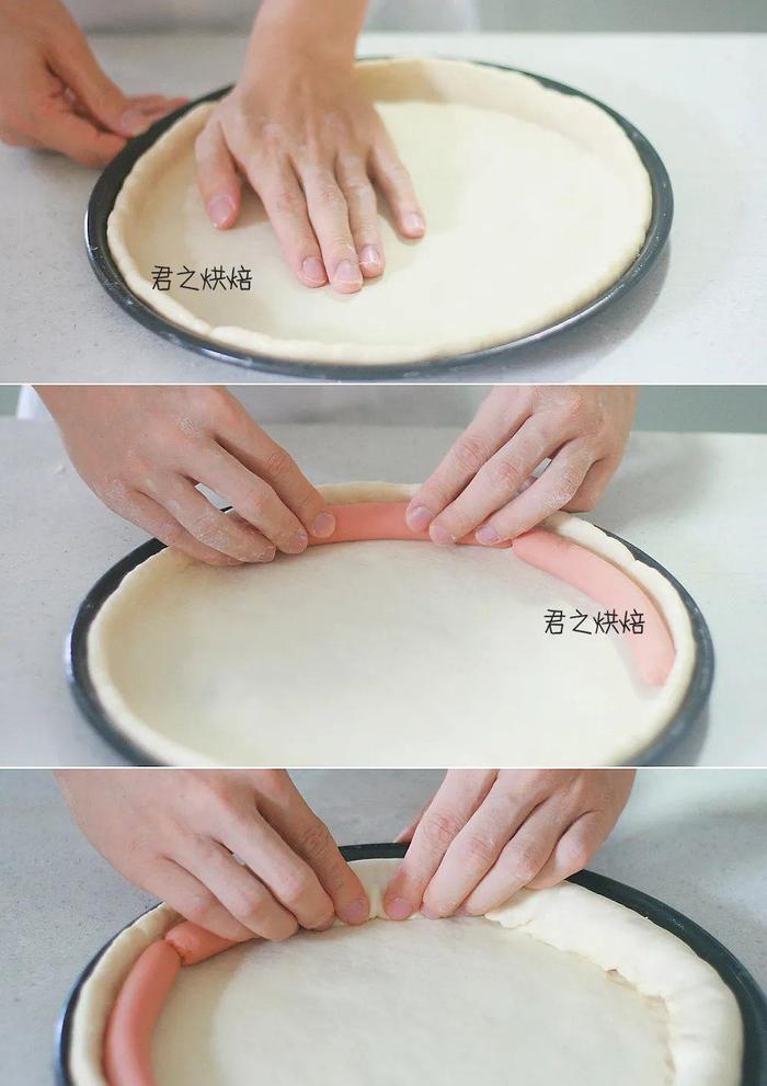 pizza制作过程图片