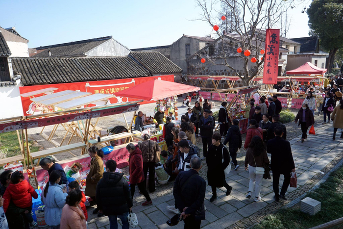 焦溪古镇过大年传统民俗赏不完大年初三游焦溪古镇见闻