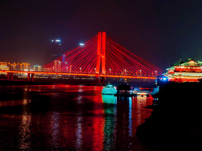 江西南昌滕王阁夜景原创拍摄