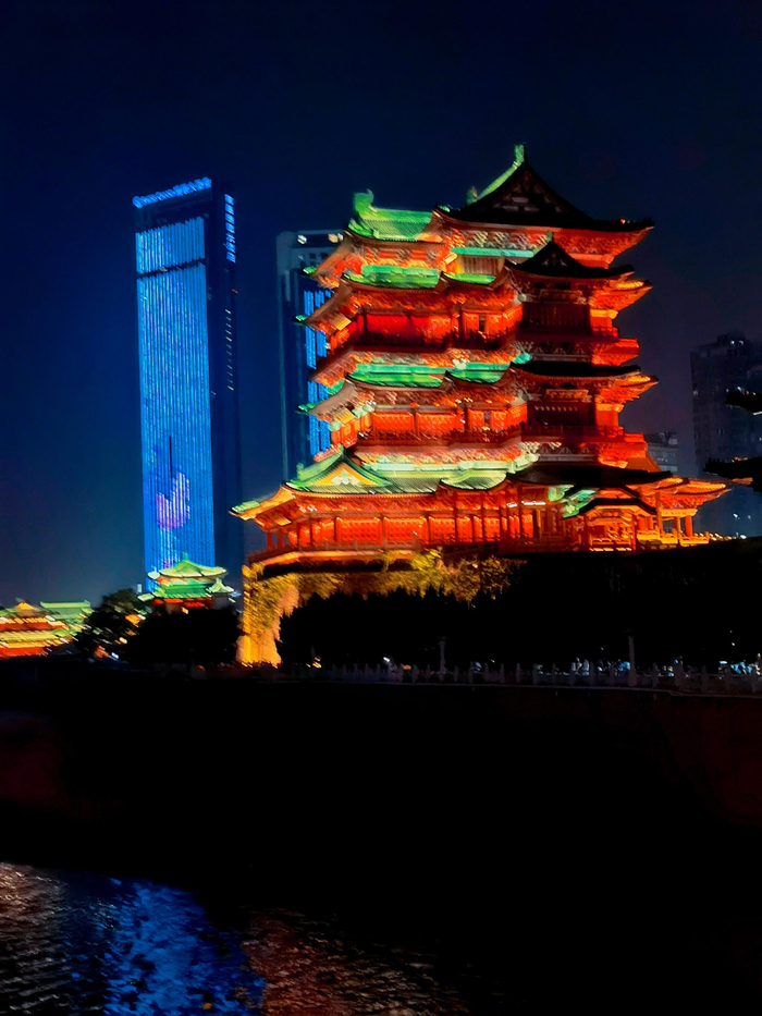 江西南昌滕王阁夜景原创拍摄