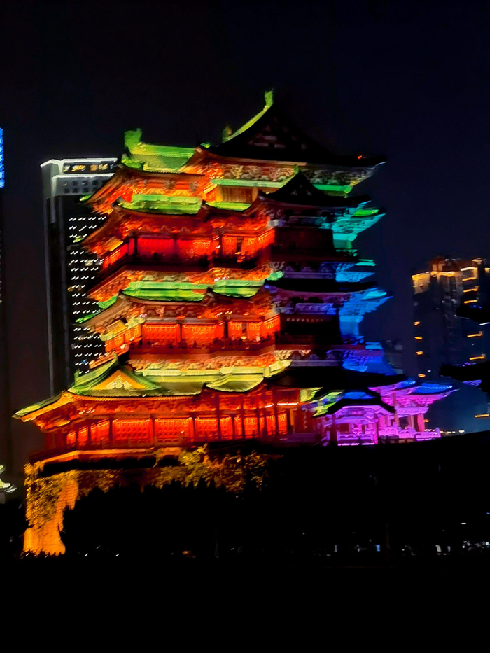 江西南昌滕王阁夜景原创拍摄