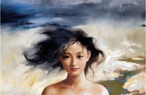 周迅18岁“人体模特”油画曝光，一幅180万，系列作品价值1000万|潘鸿海