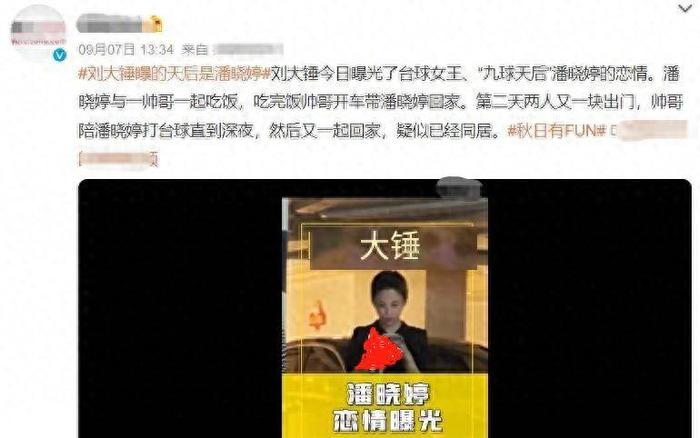 潘晓婷恋情曝光？单身富婆美艳绯闻惹人瞩目，小鲜肉男友帅气十足