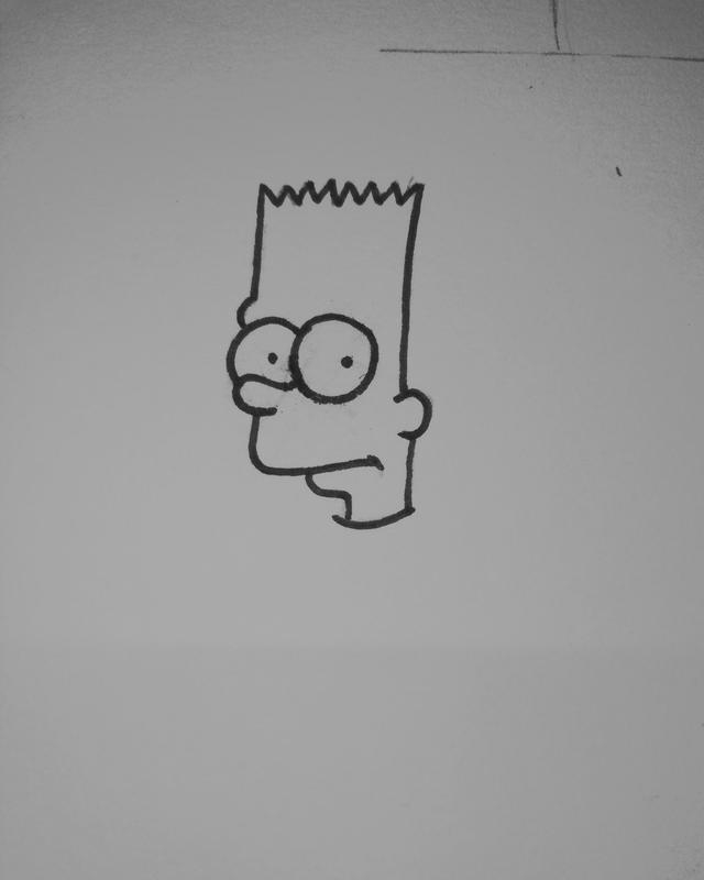 教程动画片辛普森简笔画手绘教程很可爱啊