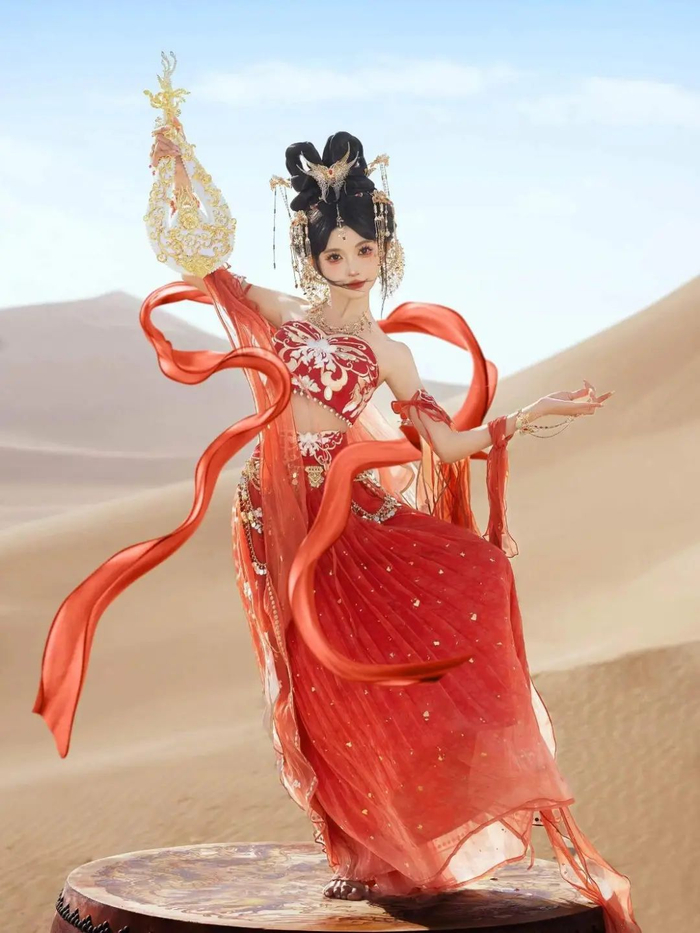 西域公主敦煌飞天自信优雅唯美写真