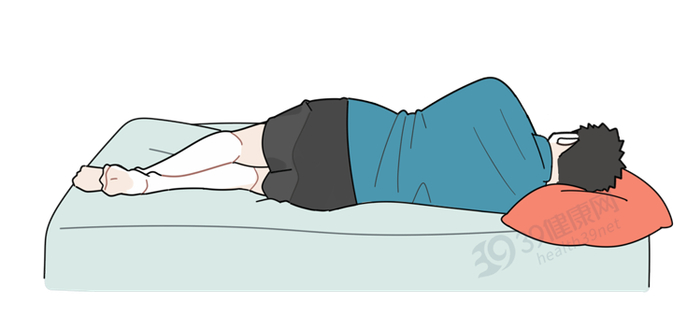 右侧卧姿势
