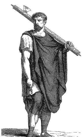 "是一个古老的名词,起源于古罗马共和国时代,拉丁语fasces的译音