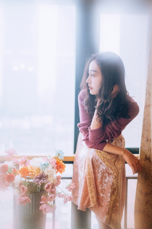 小清新文艺范儿女神朦胧质感唯美写真