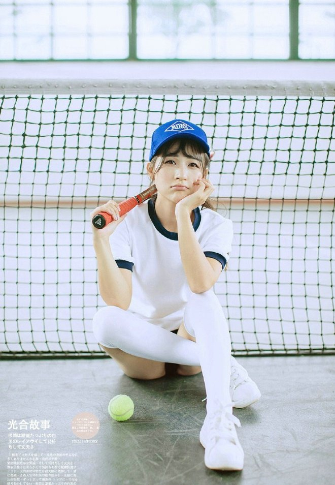 阳光活力网球妹子青春活泼靓丽俏皮唯美写真