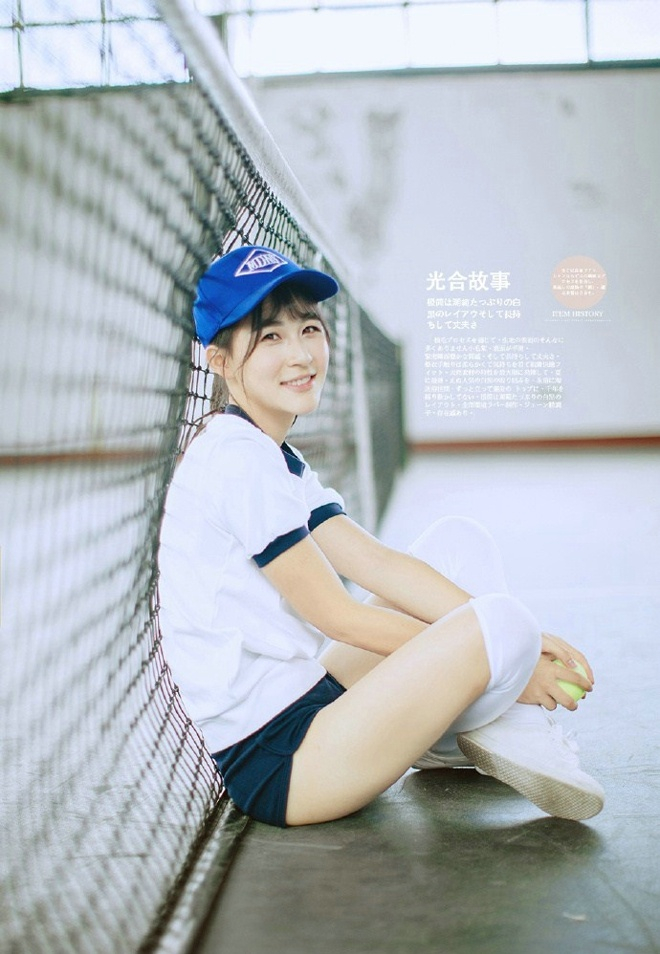 阳光活力网球妹子青春活泼靓丽俏皮唯美写真