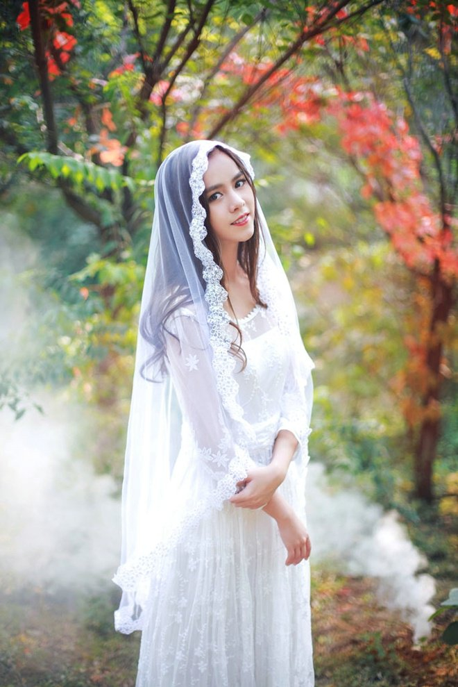 靓丽清纯美女户外秀气优雅唯美写真