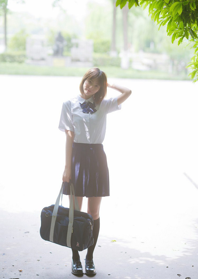 小清新校服女生青春优雅唯美写真