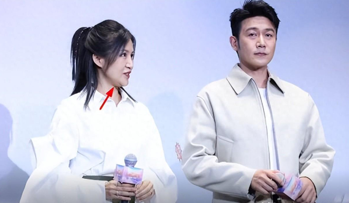 陆毅鲍蕾参加活动夫妻俩大变样生图认不出胖的像怀了二胎