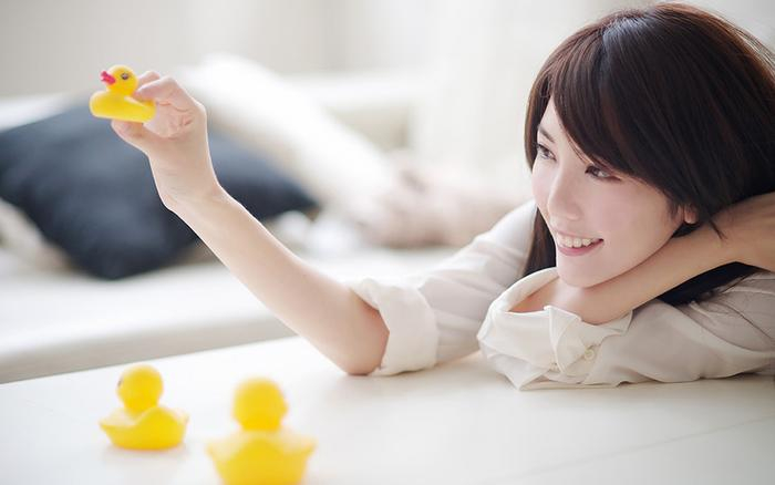 无敌可爱少女悠闲居家素颜生活写真