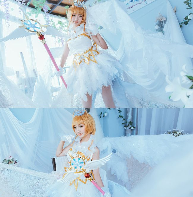 cos写真图集:魔卡少女樱,木之本樱cosplay