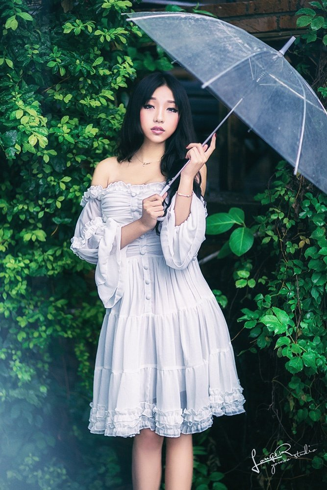 小清新校花户外公主风青春唯美写真