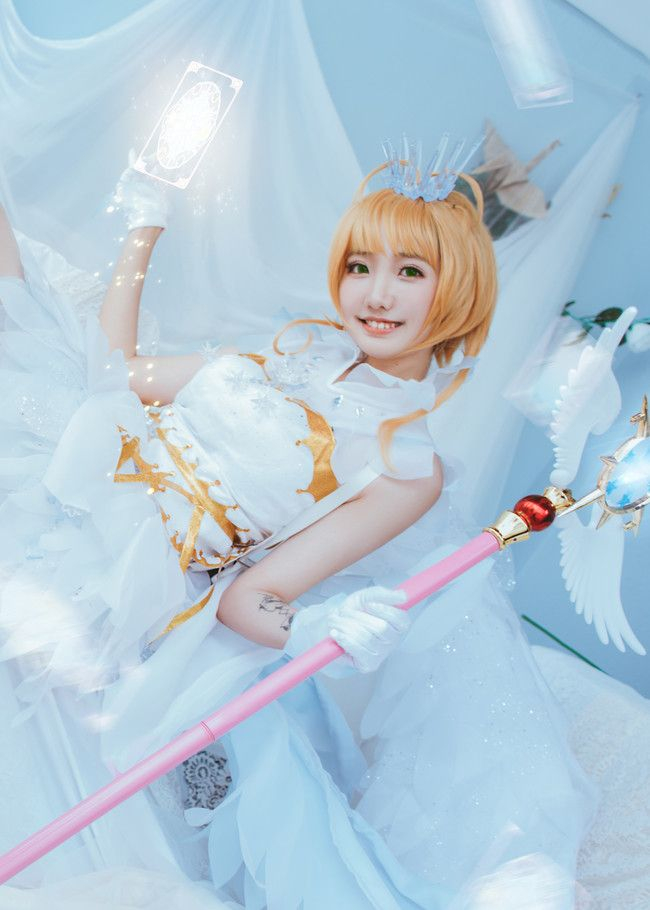 cos写真图集:魔卡少女樱,木之本樱cosplay