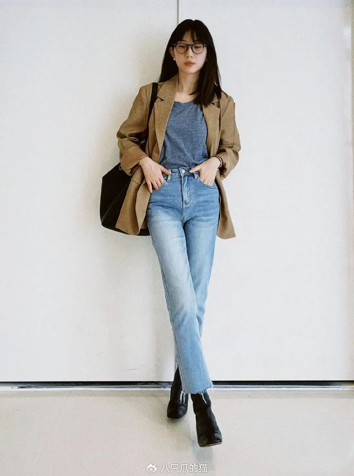 牛仔裤 短靴,才是今秋正确的打开方式