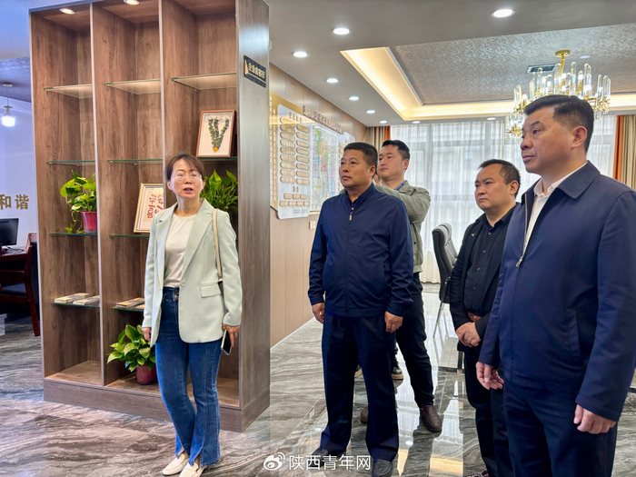 西安市司法局李梅调研新城区商事矛盾调解中心李西元李鑫俞启明陪同