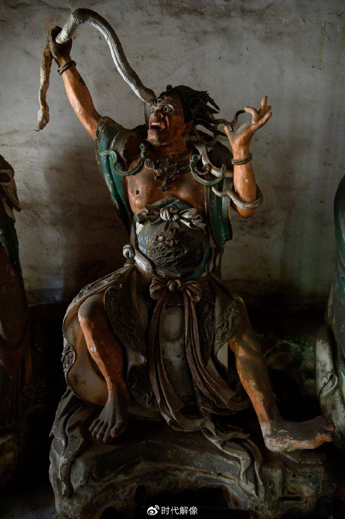 山西晋城玉皇庙内的二十八星宿彩塑