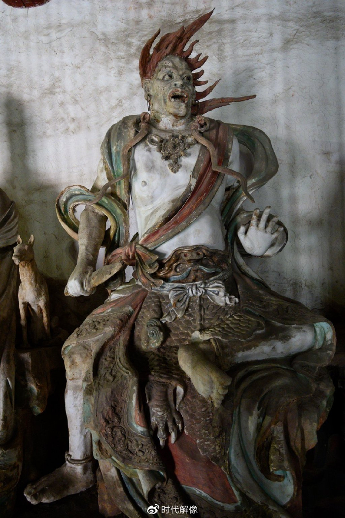 山西晋城玉皇庙内的二十八星宿彩塑