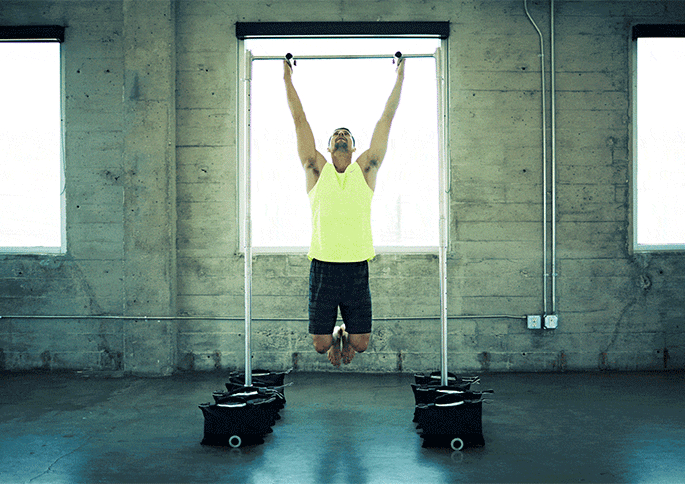 9个挑战性的引体向上能做5个以上就是大神